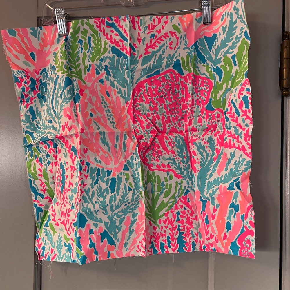 Lilly Pulitzer Let’s Cha Cha Square Fabric Piece